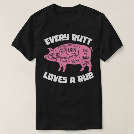 Elke knul houdt van een schimmige BBQ-grilling-var T-shirt (Design voorkant)
