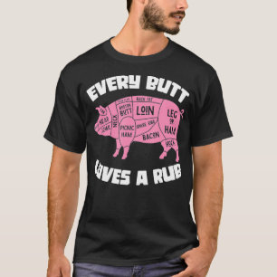 Elke knul houdt van een schimmige BBQ-grilling-var T-shirt