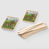 Elke Konijn Houdt Van Bloemen Handwaaier (Niet-gemonteerd)