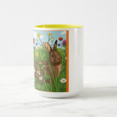 Elke Konijn Houdt Van Bloemen Mok (Midden)