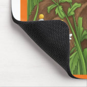 Elke Konijn Houdt Van Bloemen Muismat (Hoek)