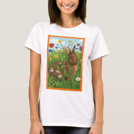 Elke Konijn Houdt Van Bloemen T-shirt