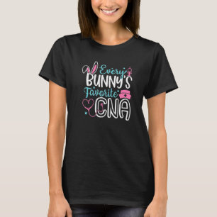 Elke konijnenfavoriet kan konijnenverpleegster gra t-shirt