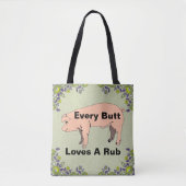 Elke kont houdt van een Canvas tas (Voorkant)