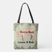 Elke kont houdt van een Canvas tas (Achterkant)