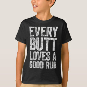 Elke kont houdt van een goede wrijf BBQ roker Shir T-shirt