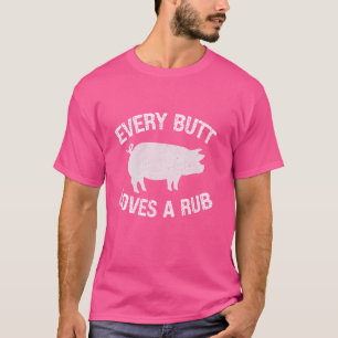 Elke kont houdt van een goede wrijf Mannen vlees r T-shirt