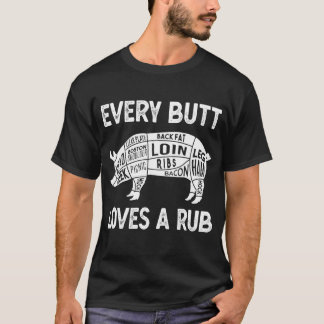Elke kont liefde verdienen een goede wrijf BBQ var T-shirt