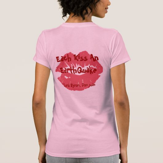 Elke Kus An EarthQuake ~Lord Byron, Don.. T-shirt (Achterkant)