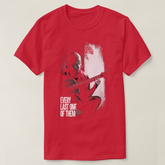 Elke laatste Ellie met Guitar De laatste T-shirt (Design voorkant)