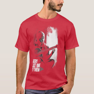 Elke laatste Ellie met Guitar De laatste T-shirt