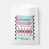 Elke leeftijd, 1950 is Diner Birthday Dank je wel Bedankzakje (Voorkant)