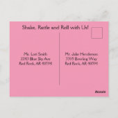 Elke leeftijd, 1950's Diner Birthday Uitnodiging (Achterkant)