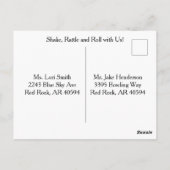 Elke leeftijd, 1950's Diner Birthday Uitnodiging (Achterkant)