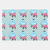 Elke leeftijd, 1950's Retro Birthday Inpakpapier Vel (Voorkant 2)