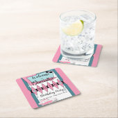 Elke leeftijd, 1950's Retro Birthday Kartonnen Onderzetters (Insitu)