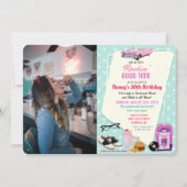 ELKE LEEFTIJD - 1950's Retro Diner Verjaardagsuitn Kaart (Voorkant)