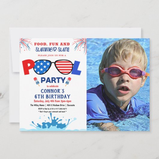 ELKE LEEFTIJD - 4 juli uitnodiging van de partij (Voorkant)