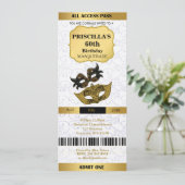 Elke leeftijd, 60e, Uitnodigingskaart Verjaardagsv Kaart (Staand voorkant)