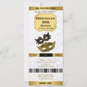 Elke leeftijd, 60e, Uitnodigingskaart Verjaardagsv Kaart (Voorkant)