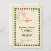 elke leeftijd, 60e, Verjaardag Party vrouw, Gatsby Kaart (Achterkant)