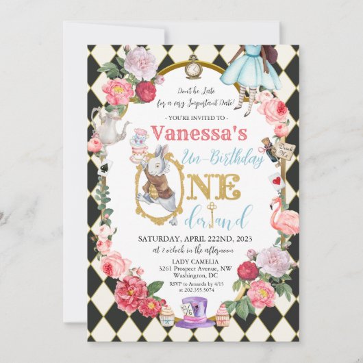 ELKE LEEFTIJD - Afrikaanse Amerikaanse Alice in Wo Kaart (Voorkant)