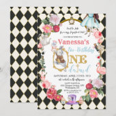 ELKE LEEFTIJD - Afrikaanse Amerikaanse Alice in Wo Kaart (Voorkant / Achterkant)