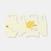 Elke leeftijd, bijen thema verjaardag bedankdoosjes (Uitgevouwen)