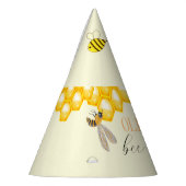 Elke leeftijd, bijen thema verjaardag feesthoedjes (Links)