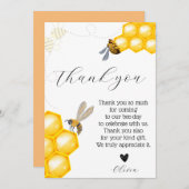 Elke leeftijd, bijen thema verjaardag kaart (Voorkant / Achterkant)