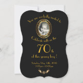 Elke leeftijd, Birthday Party Invitation Man, foto Kaart (Voorkant)