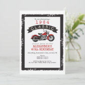 Elke Leeftijd  Classic Motorfiets Verjaardag Kaart (Staand voorkant)