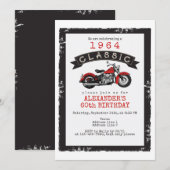 Elke Leeftijd  Classic Motorfiets Verjaardag Kaart (Voorkant / Achterkant)