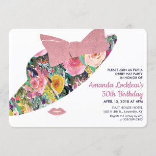 ELKE LEEFTIJD - Derby Verjaardagsfeest Uitnodiging