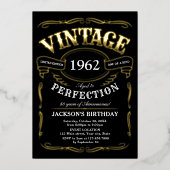 Elke leeftijd die als zondag wordt beschouwd folie uitnodiging (Voorkant)