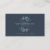 ELKE LEEFTIJD DIE BLAUW FOLIAGE WREATH BIRTHDAY PI PLAATSKAARTJE (Achterkant)