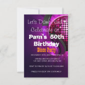 Elke leeftijd - Disco Birthday Party Kaart (Voorkant)