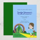 ELKE LEEFTIJD Dorothy van Oz VERJAARDAGSFEESTuitno Kaart (Voorkant / Achterkant)