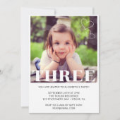 Elke leeftijd Eenvoudige foto Verjaardagsfeest Kaart (Voorkant)