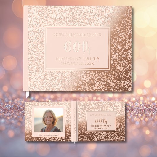 Elke leeftijd gastenboek verjaardagsfeestje foto v