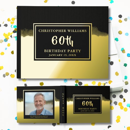 Elke leeftijd gastenboek verjaardagsfeestje foto v