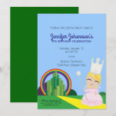 ELKE LEEFTIJD Glinda van Oz VERJAARDAG FEEST uitno Kaart (Voorkant / Achterkant)