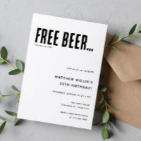 Elke Leeftijd Grappig Volwassen Verjaardag Uitnodi