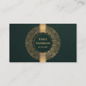 ELKE LEEFTIJD GROENE MANDALA 50E BIRTHDAY PLAATSKAARTJE (Achterkant)