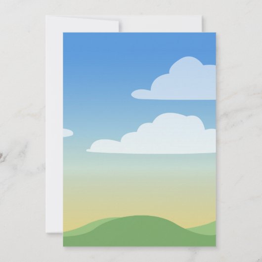 Elke leeftijd, groene tractor verjaardag kaart (Achterkant)