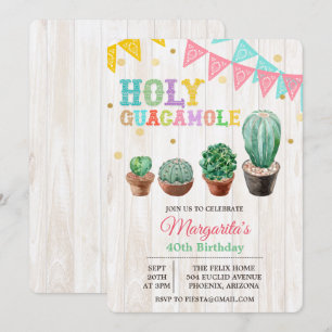 ELKE LEEFTIJD - Heilige Guacamole verjaardagsuitno Kaart