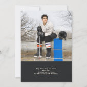 Elke leeftijd ijshockey schaatsen All Star Verjaar Kaart (Achterkant)