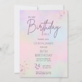 Elke leeftijd in mijn verjaardag tijdperk meisje v kaart (Voorkant)