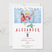 Elke leeftijd Kinder Tween Dragon middeleeuwse Kni Kaart (Voorkant)