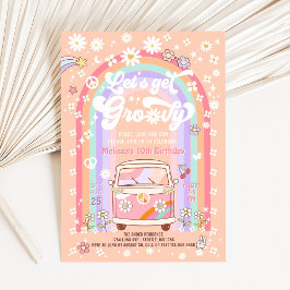 ELKE LEEFTIJD Laten we Groovy Van Verjaardag Kaart